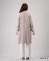 Knee Length Top With Decorative Cuff 58521